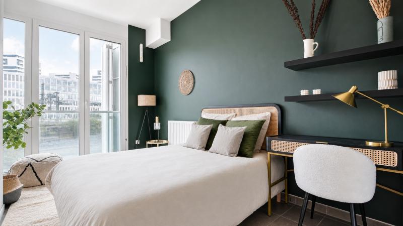 Coliving - Paris - Chambre contemporaine de 11 m² en coliving à Rosa Parks - PA94