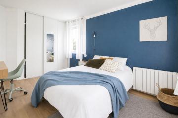 Coliving - Grenoble - Chambre soignée de 13m² en coliving -G013