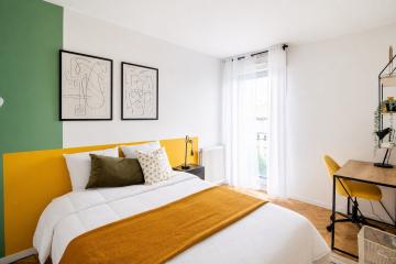 Coliving - Saint-Denis - Paris - Elegante chambre de 12 m² à louer à Saint-Denis - SDN34