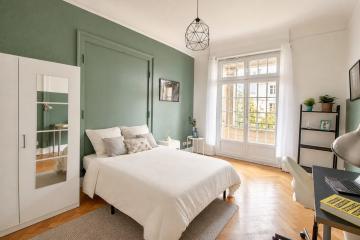 Coliving - Strasbourg - Grande chambre avec balcon - 20m² - ST46